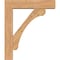 Ekena Millwork Legacy Block Smooth Bracket w/ Offset Brace, Western Red Cedar, 7 1/2"W x 34"D x 40"H BKT0806X34X40LEC05SWR - alternate 3
